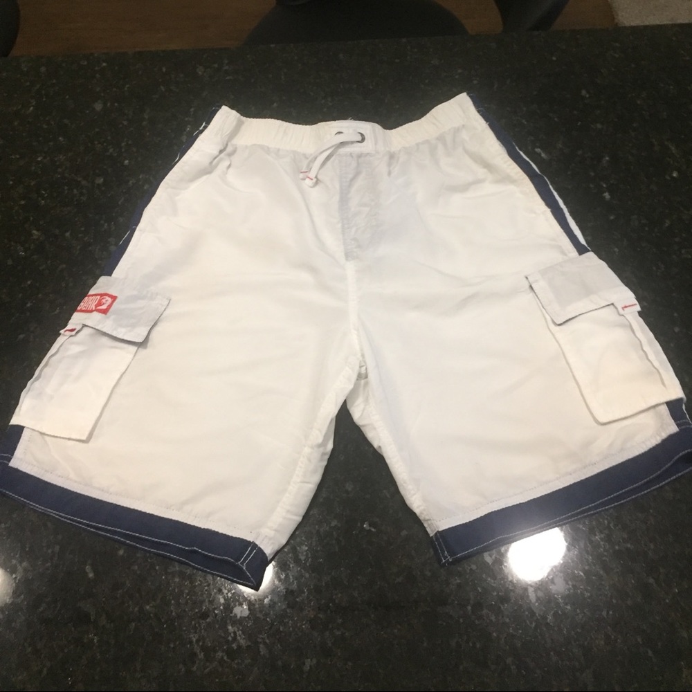 Ingear Large White Swim Trunks Board Shorts
